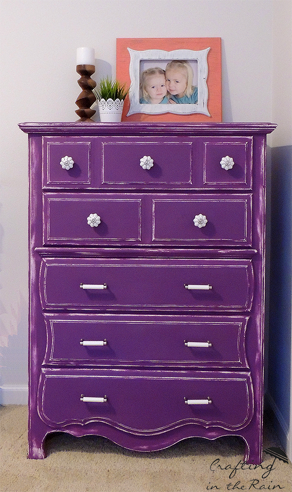 Country Chic Purple Dresser {guest post} – Rustic Reclaimed Designs